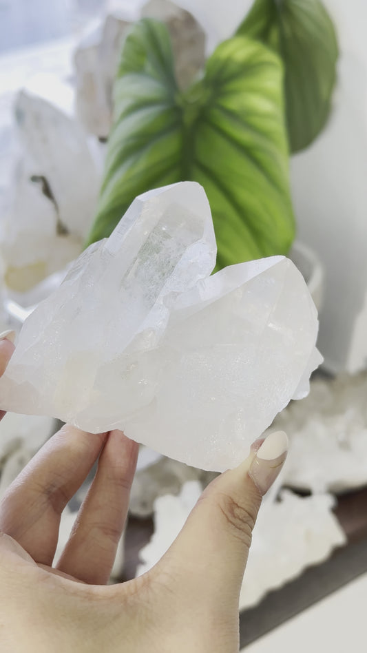 巴西白水晶簇 Brazil White Quartz Cluster