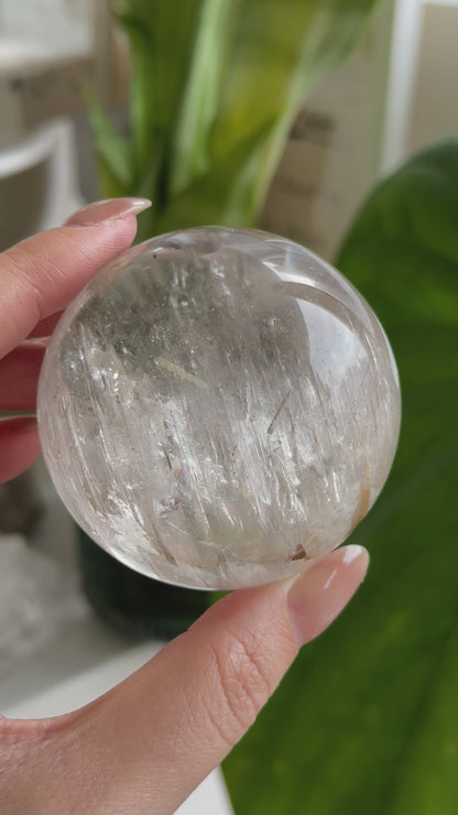 冰雪骸骨球 Skeletal Quartz Sphere