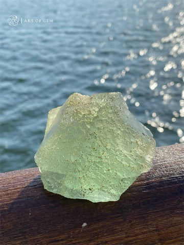 青蘋果綠螢石原石 - ART OF GEM 