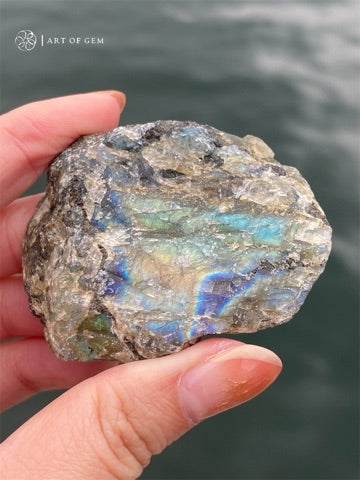 拉長石原石 - ART OF GEM 