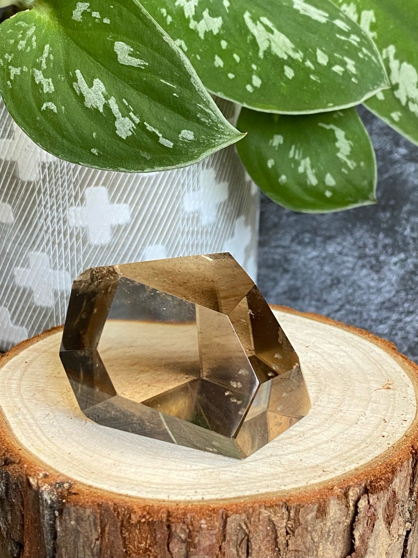 茶晶 Freeform smoky quartz