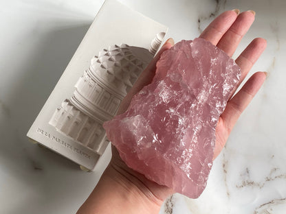 莫桑比亞星光粉晶原石 Raw Rose Quartz from Mozambique - ART OF GEM 