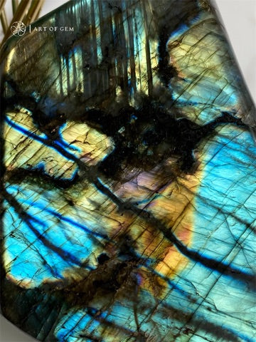 拉長石擺件 Labradorite - ART OF GEM 