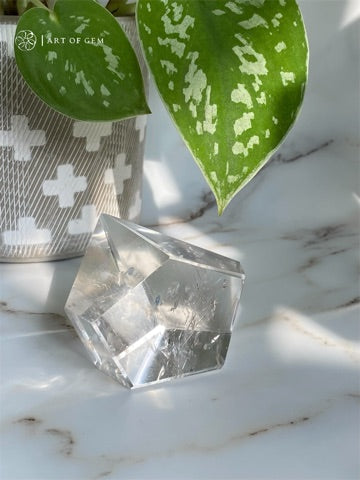 白水晶隨形 Freeform White Quartz - ART OF GEM 